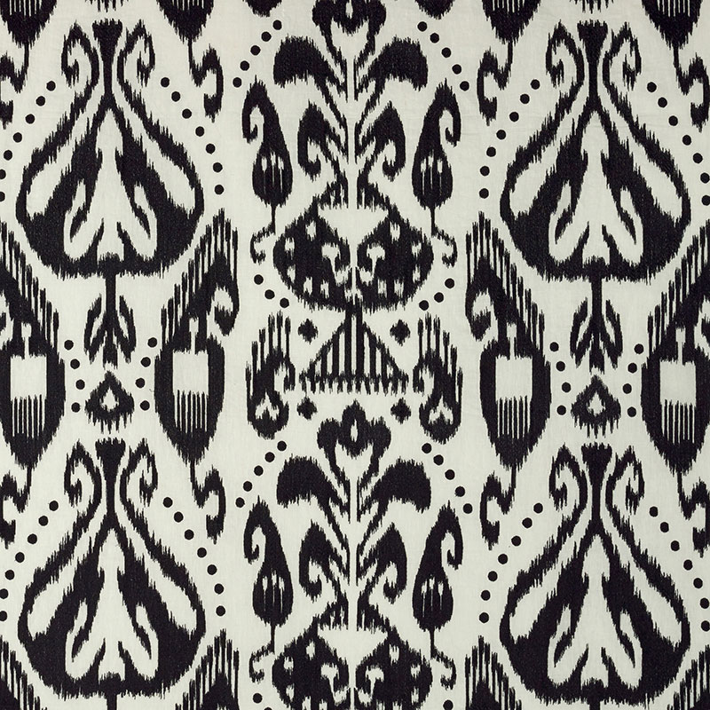 KIVA EMBROIDERED IKAT – RAVEN