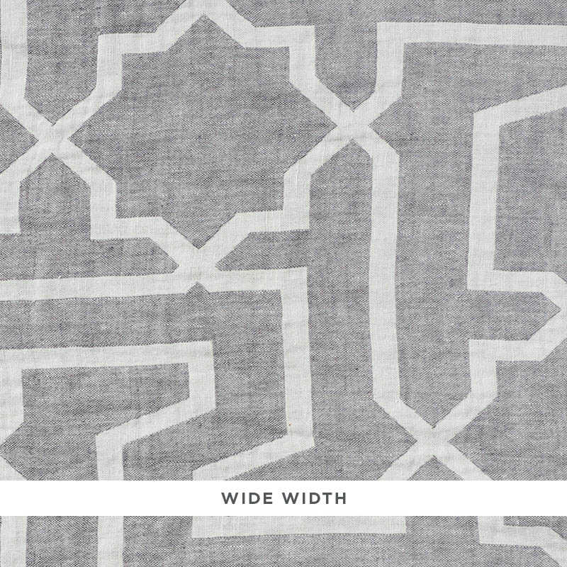 ARABESQUE MAZE SHEER – GREY
