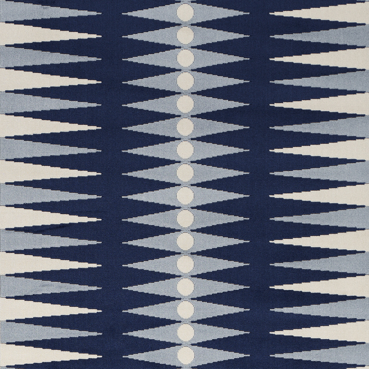 BACKGAMMON CUT VELVET – BLUE