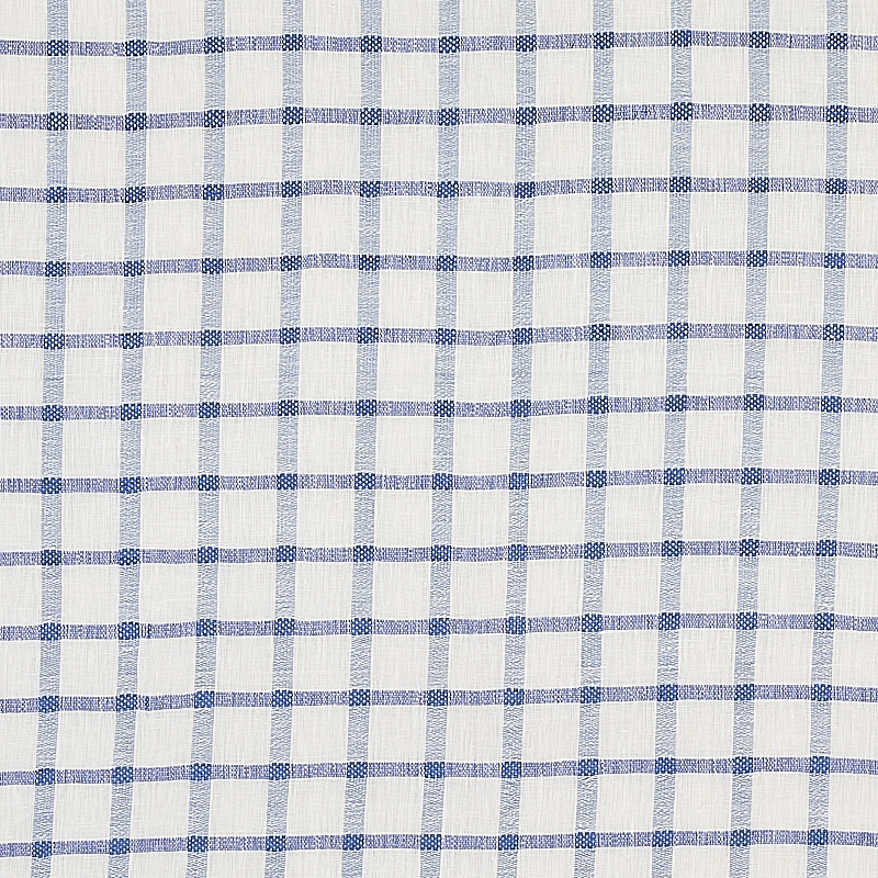 PAULINE CHECK CASEMENT – BLUE