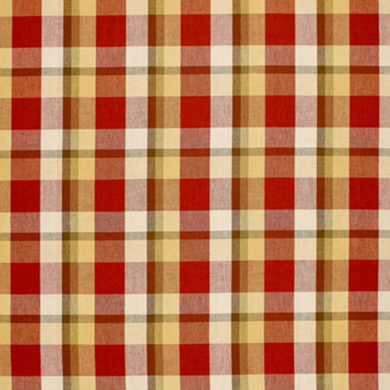 AUGUSTA LINEN PLAID – ORCHARD