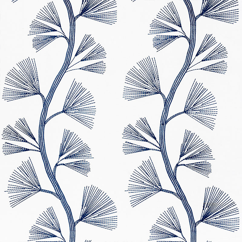 GINKGO EMBROIDERY – MARINE