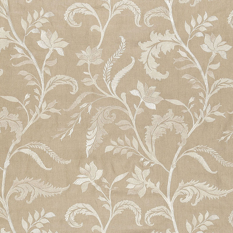 Monceau Linen Embroidery – GREIGE