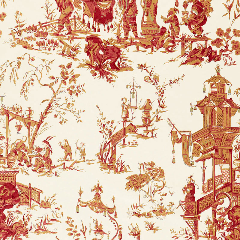 CHINOIS – CREME & RED