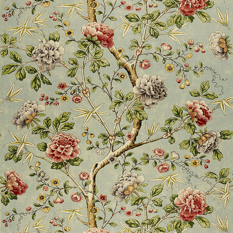 MANDARIN PEONY – AQUAMARINE