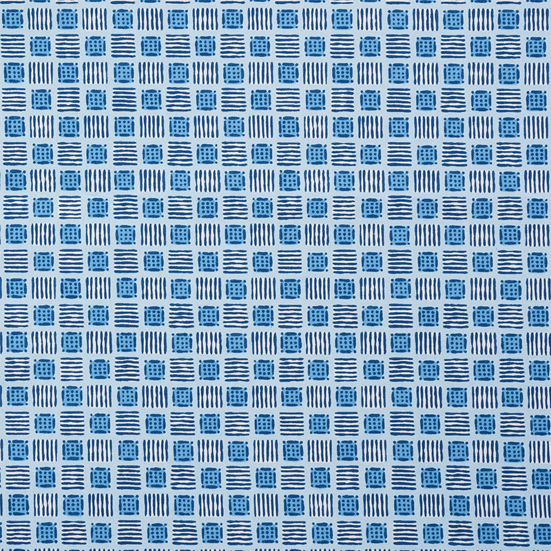 MOTTLEY GRID – COTTAGE BLUE