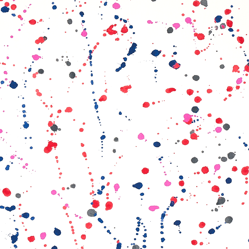 INK SPLASH – RED & BLUE