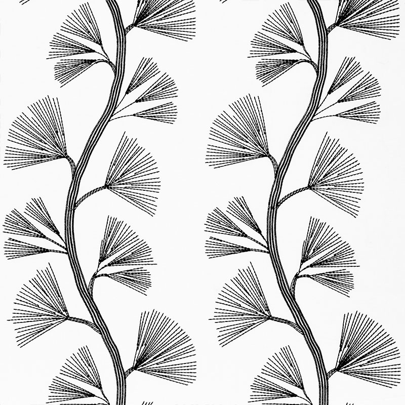 GINKGO EMBROIDERY – JET