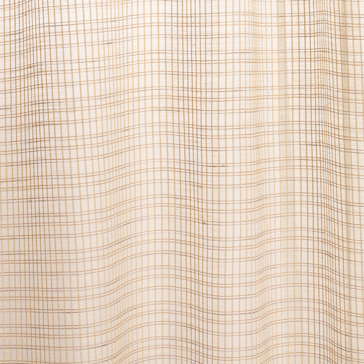 PAYTON LINEN SHEER GRID – NATURAL