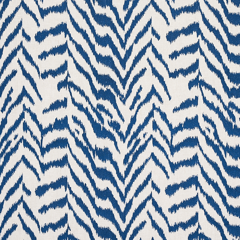Quincy Embroidery on Linen – NAVY