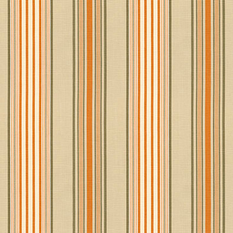 SARATOGA COTTON STRIPE – BEIGE / MOCHA / PUMPKIN