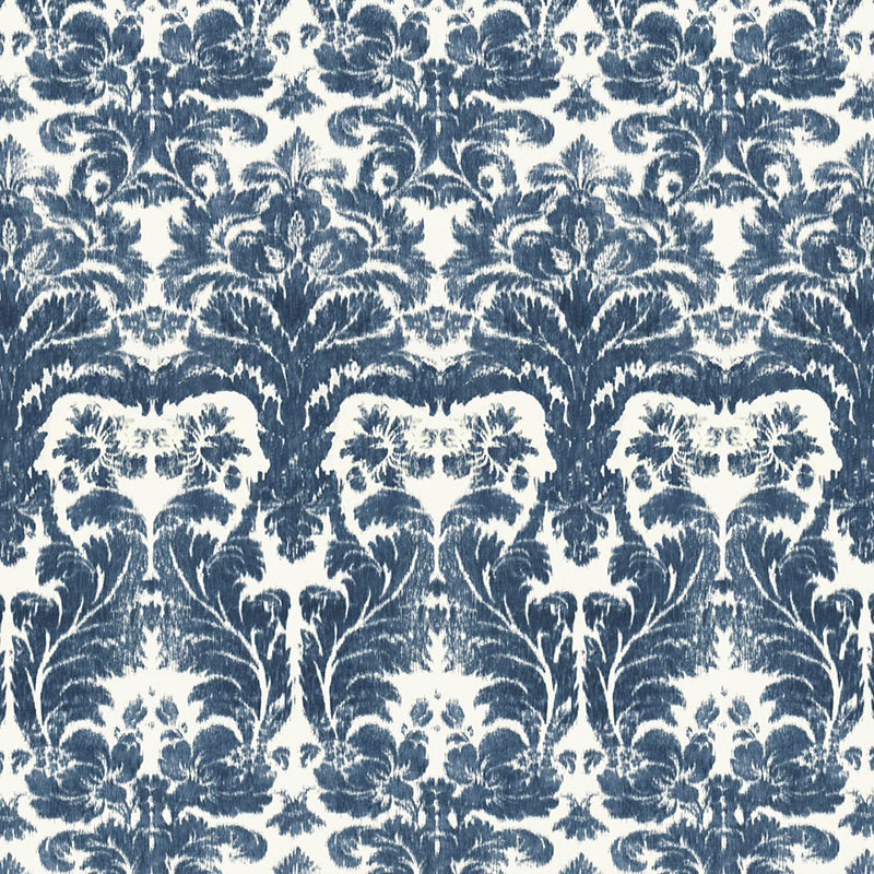 AURORA DAMASK – INDIGO