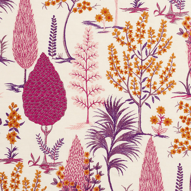 PANDORA EMBROIDERY – AUBERGINE