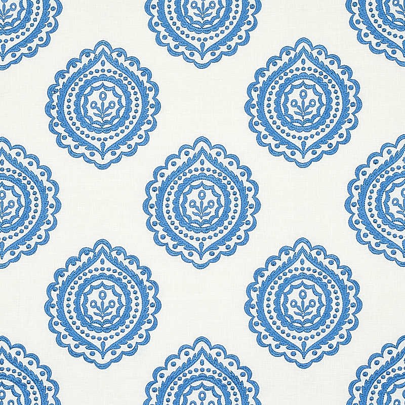 OLANA LINEN EMBROIDERY – BLUE