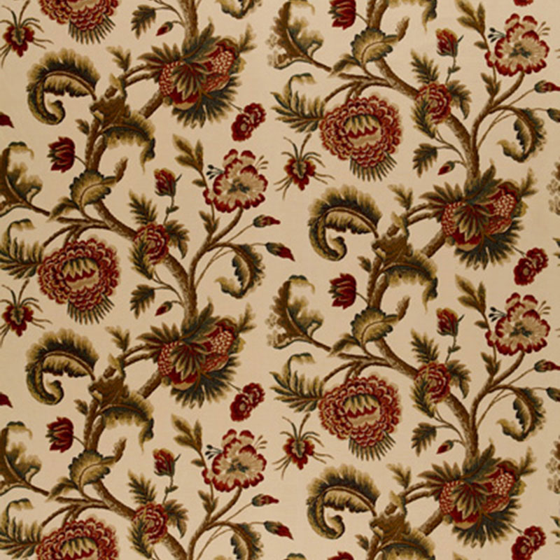 JACOBEAN PRINTED CREWEL – BURNISH SAGE