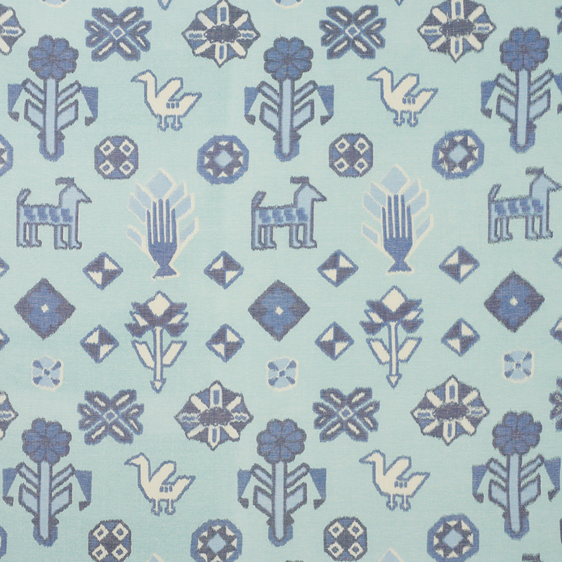 CHUSKA WARP PRINT – BLUE