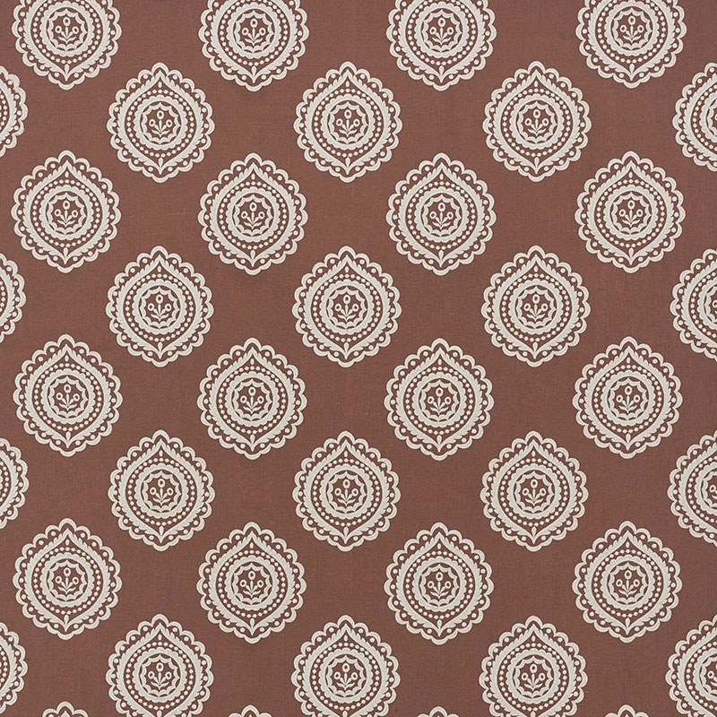 OLANA LINEN EMBROIDERY – CAFE MOCHA