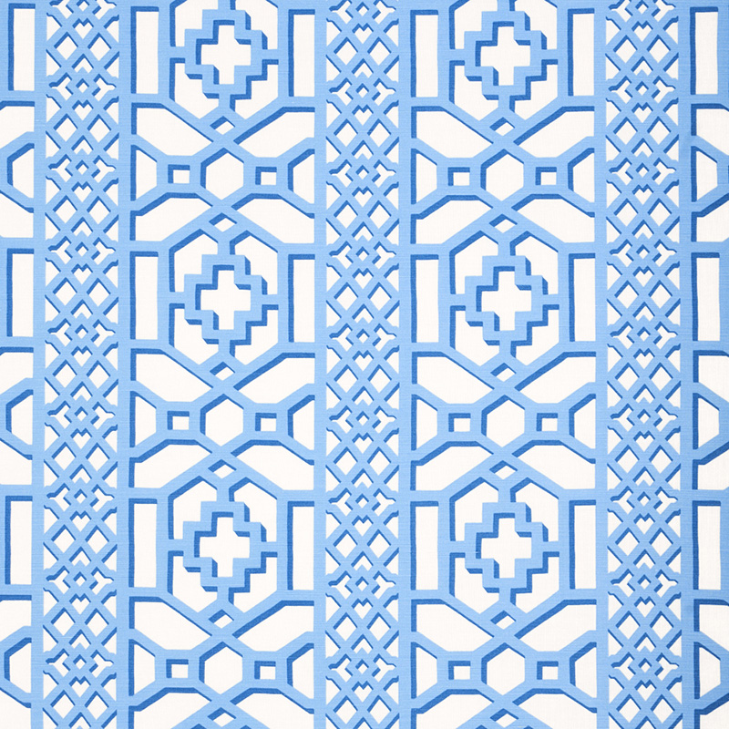 ZANZIBAR TRELLIS – BLUE
