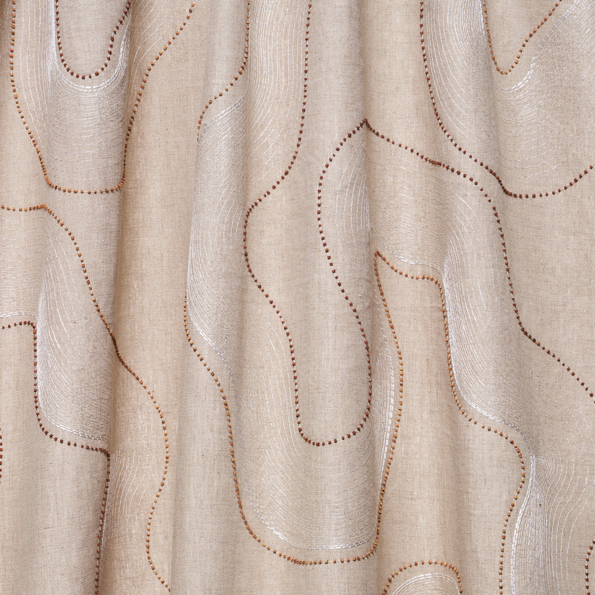 TOPO BEADED SHEER – NATURAL