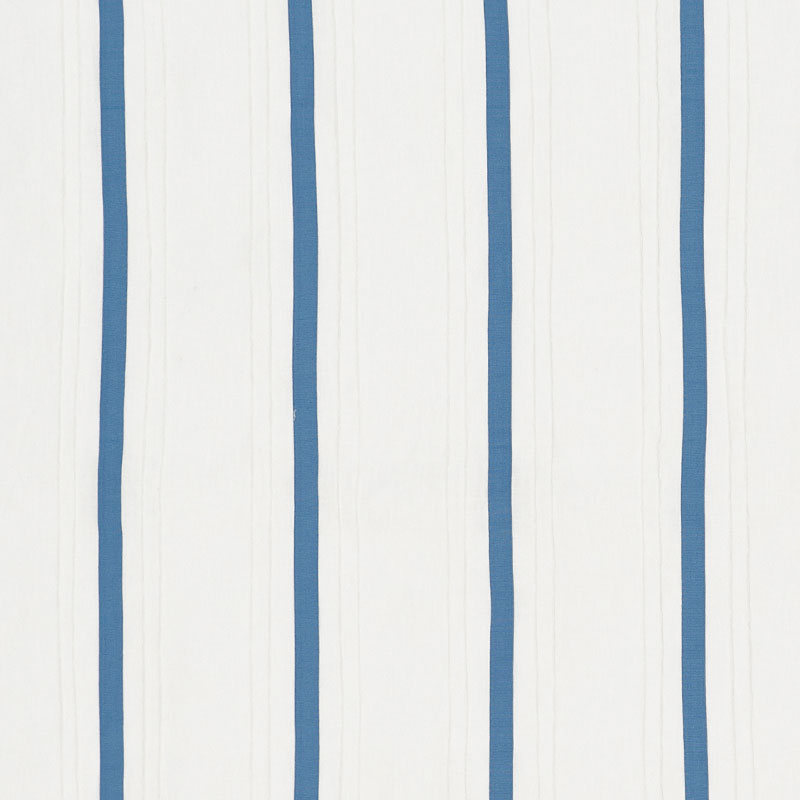 STRIPE APPLIQUÉ SHEER – BLUE