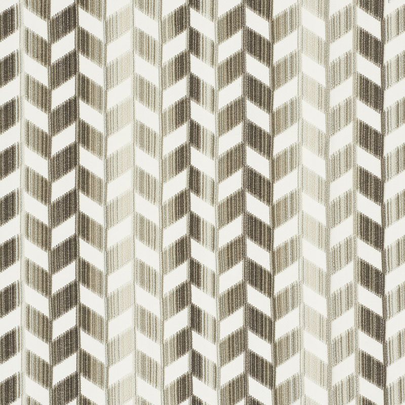 CHEVRON STRIÉ VELVET – STONE