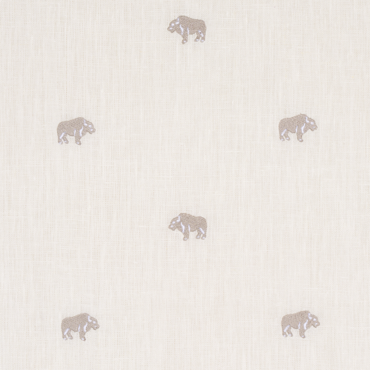 Buffalo Embroidered Linen – IVORY