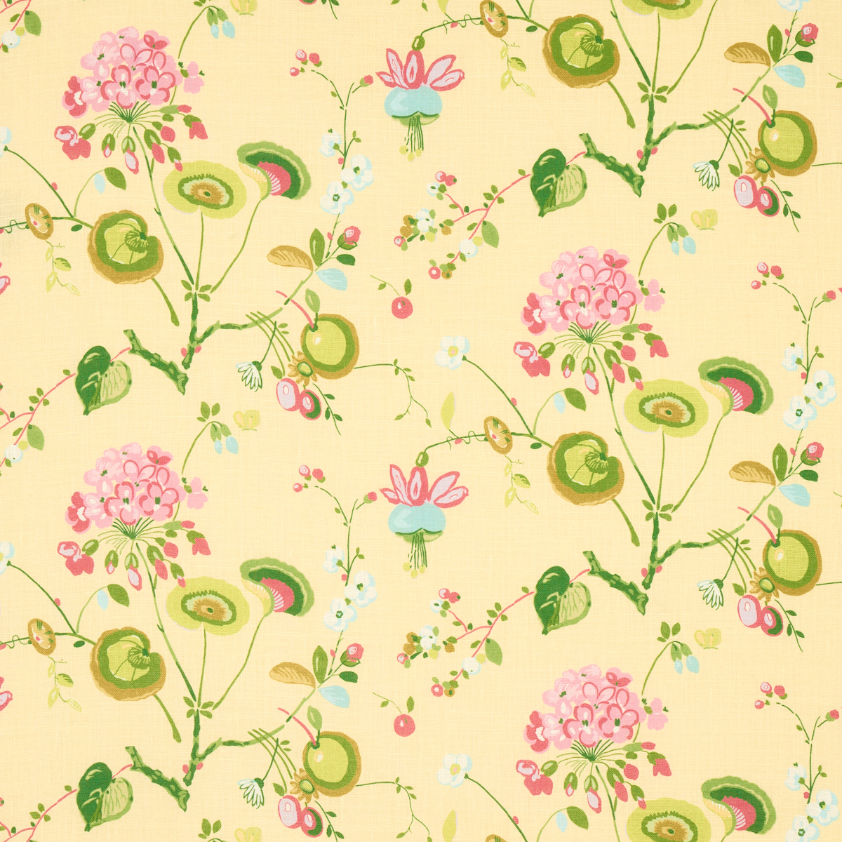VASILY LINEN – GREEN AND YELLOW