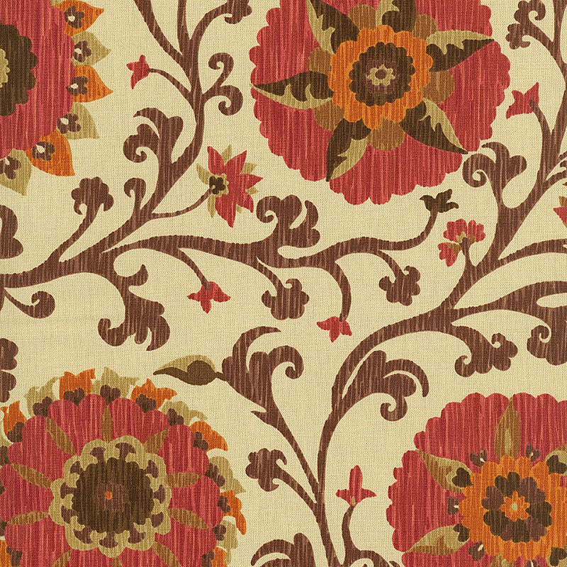 FERGANA EMBROIDERY PRINT – RAISIN