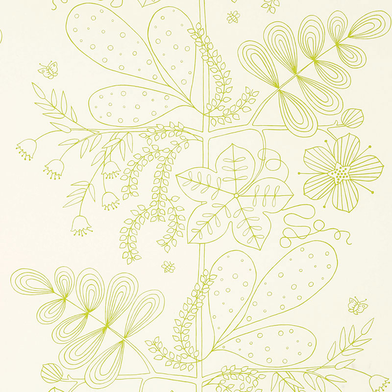BLOMMEN PRINT – LIME