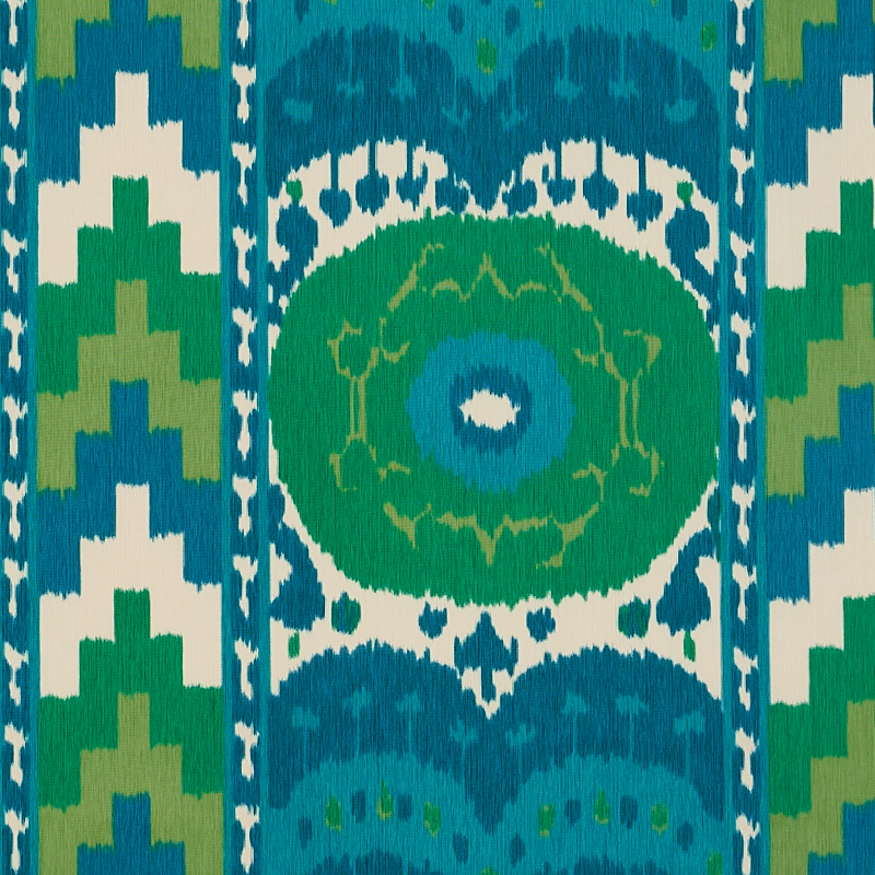 SAMARKAND IKAT II – EMERALD