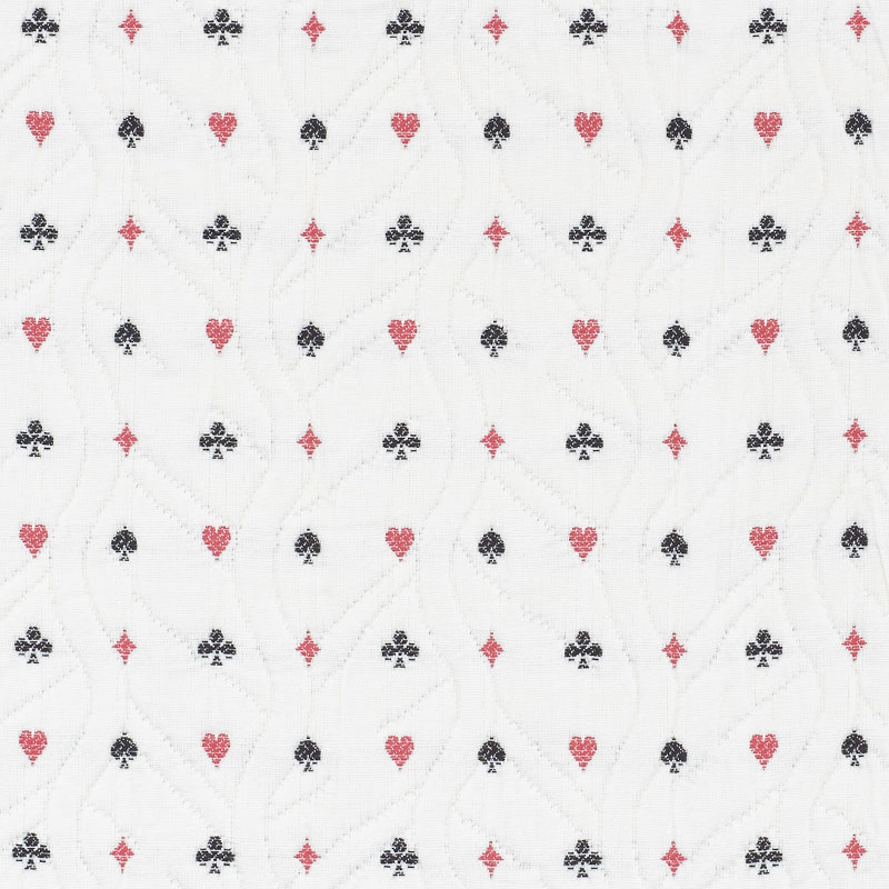 LE JOUEUR MATELASSÉ – ROUGE ET NOIR