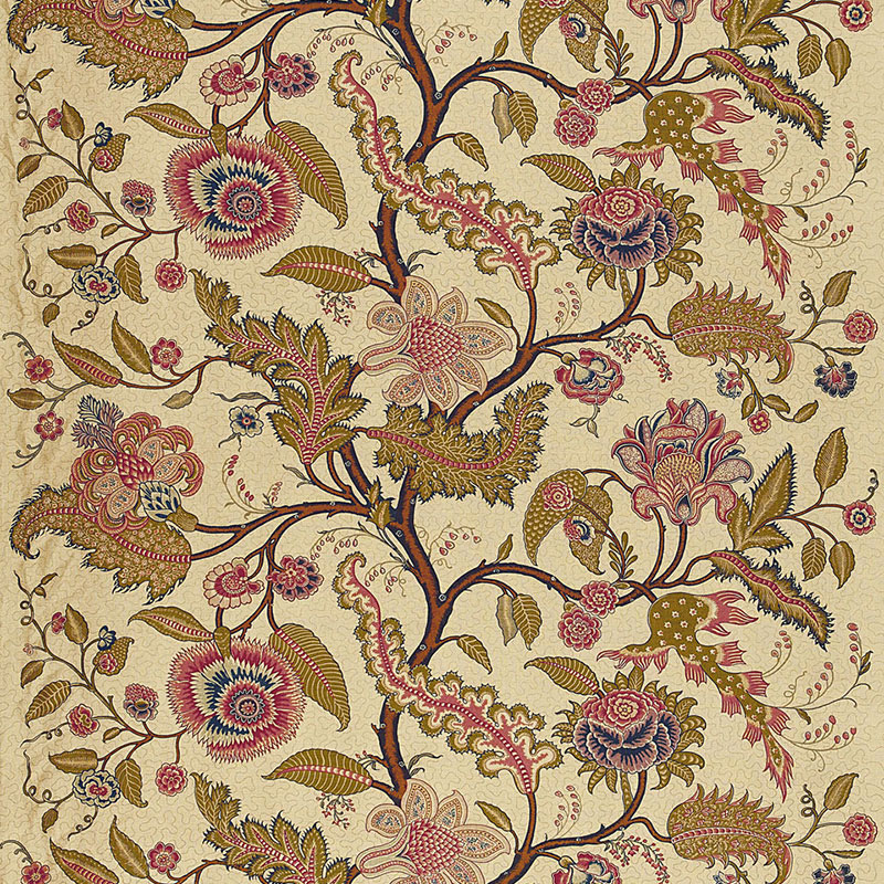 SINHALA LINEN PRINT – POMEGRANATE