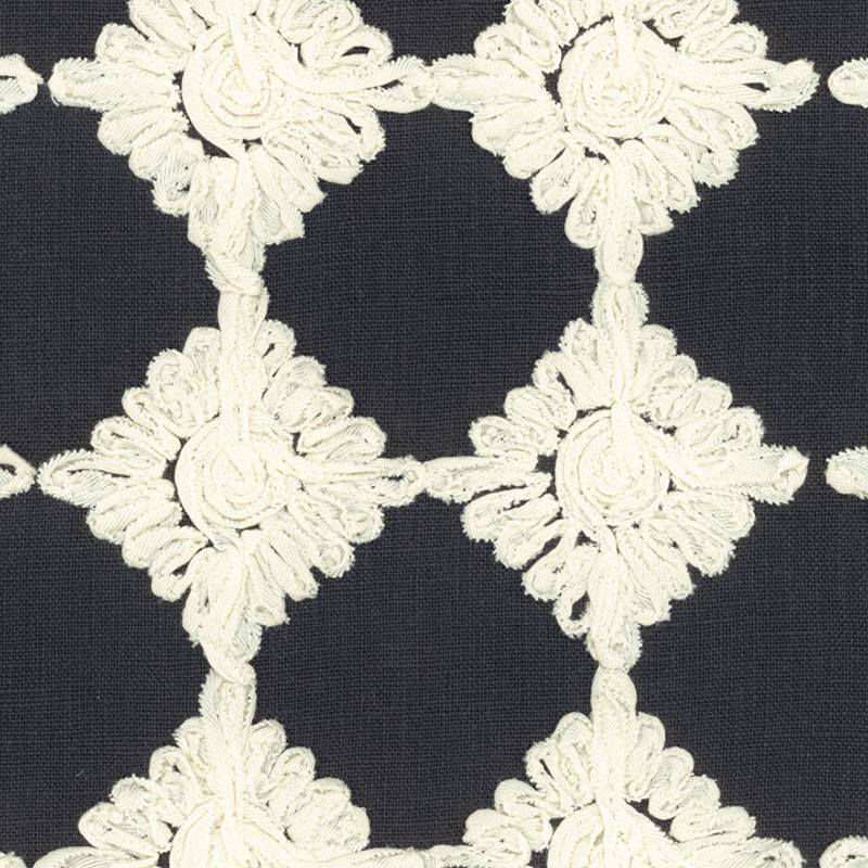 ROSETTE EMBROIDERY – CHARCOAL