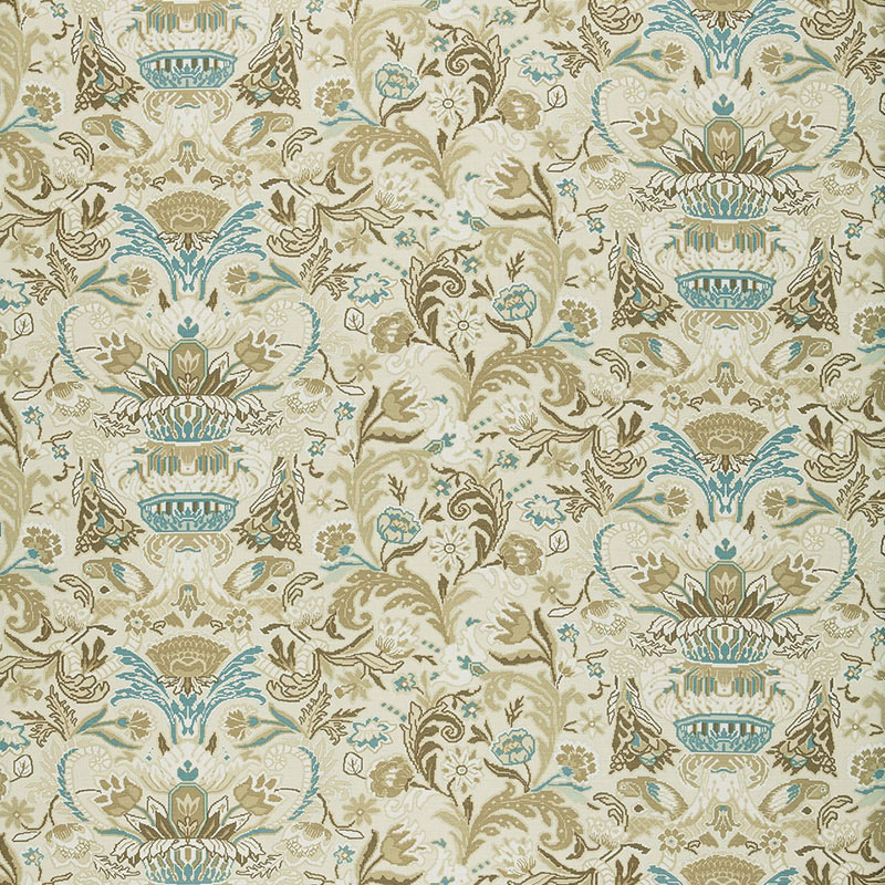 EGERTON TAPESTRY PRINT – ALMOND