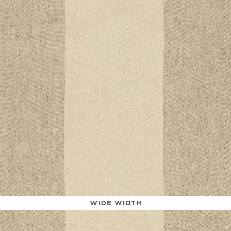 VISTA LINEN STRIPE CASEMENT – FLAX