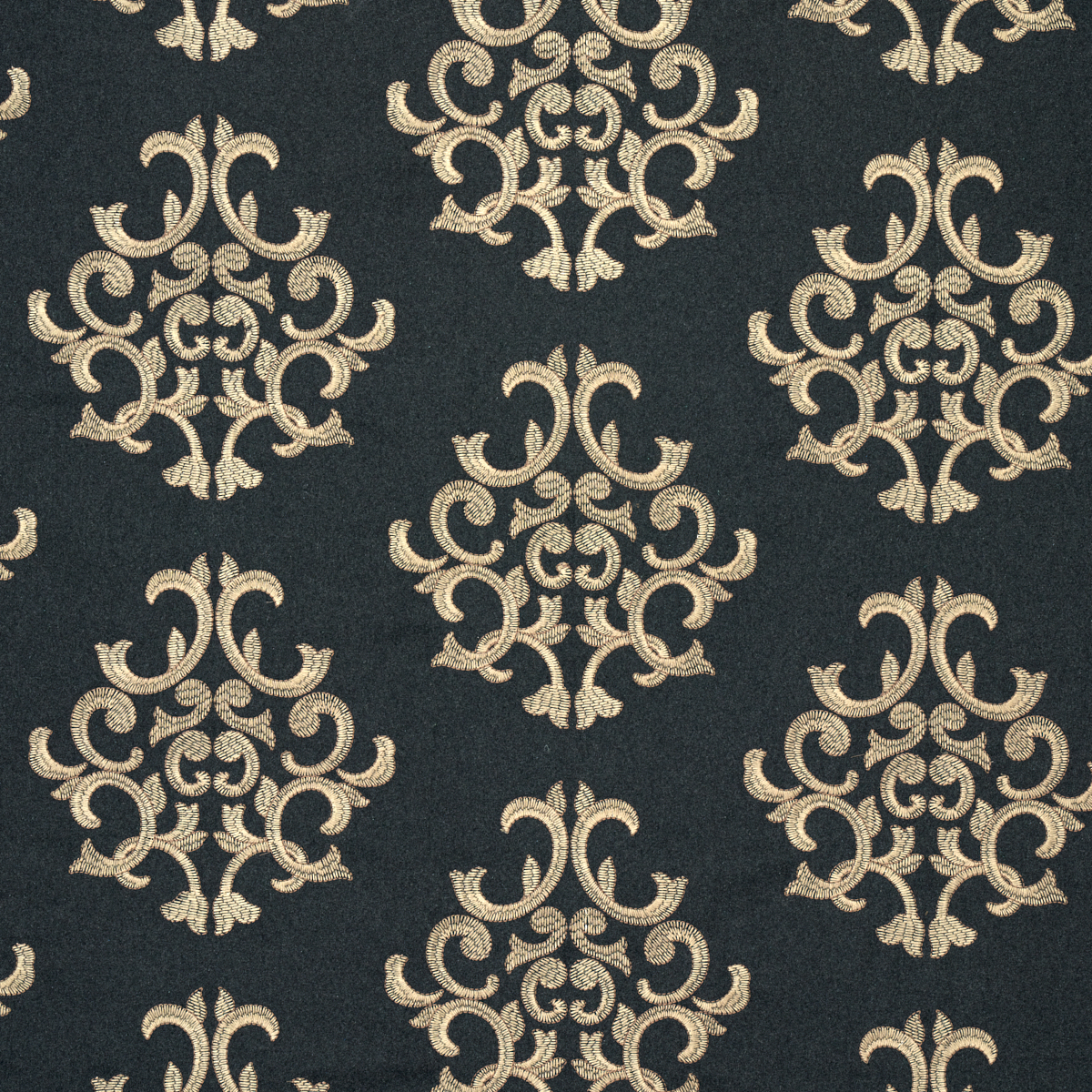 Byron Embroidered Wool – CHARCOAL