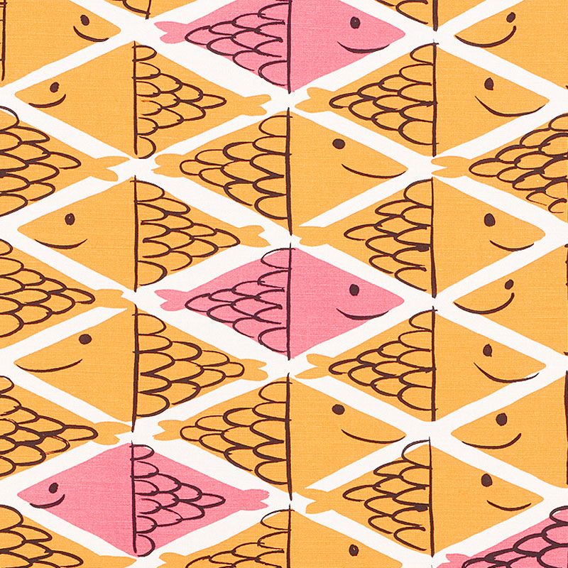 FISH SCHOOL – ORANGE & PINK