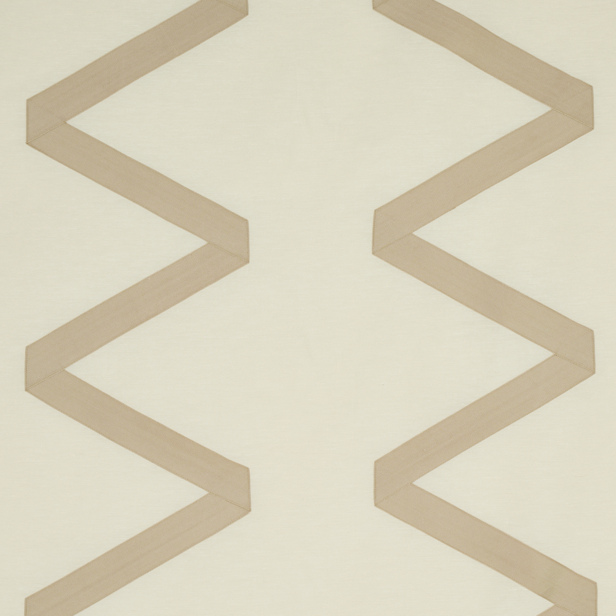 LEGERE LINEN SILK APPLIQUÉ – DOVE ON IVORY