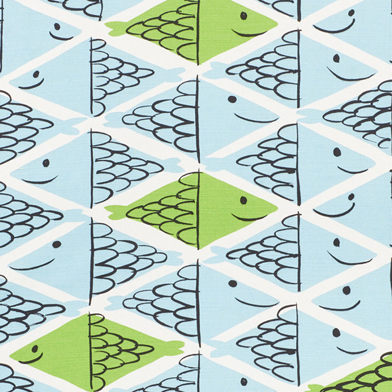 FISH SCHOOL – AQUA & LEAF