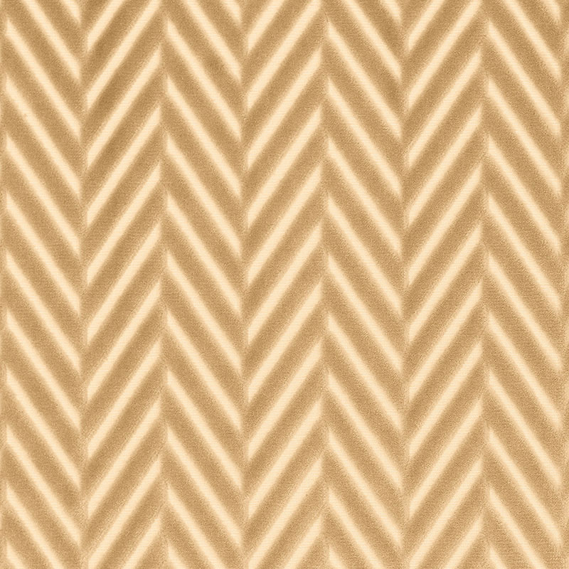 REGENT VELVET HERRINGBONE – CHAMPAGNE