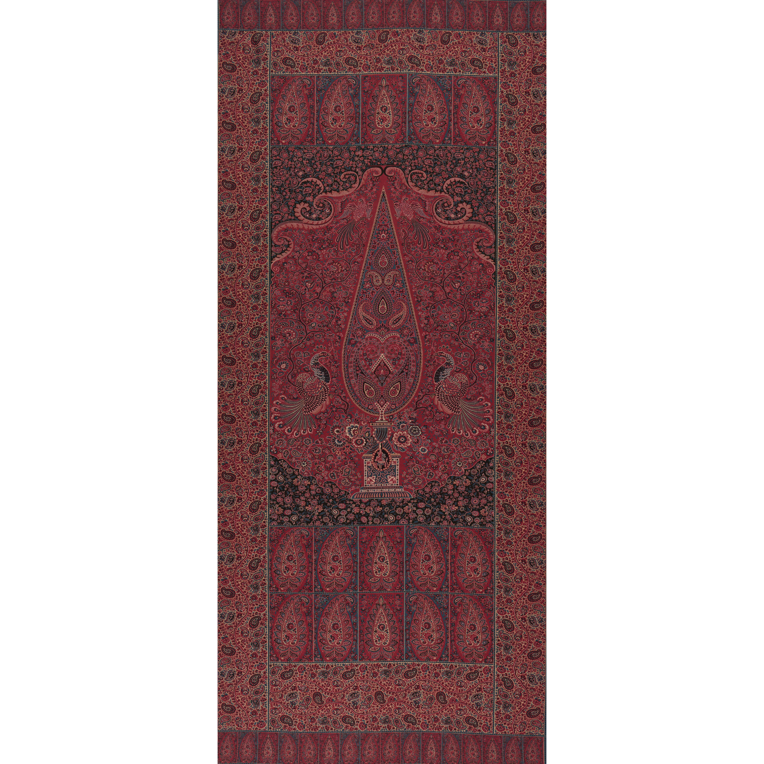COLMERY PAISLEY PANEL – ROUGE