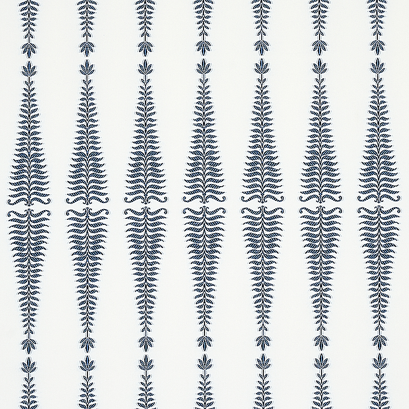 FERN TREE – NAVY & WHITE