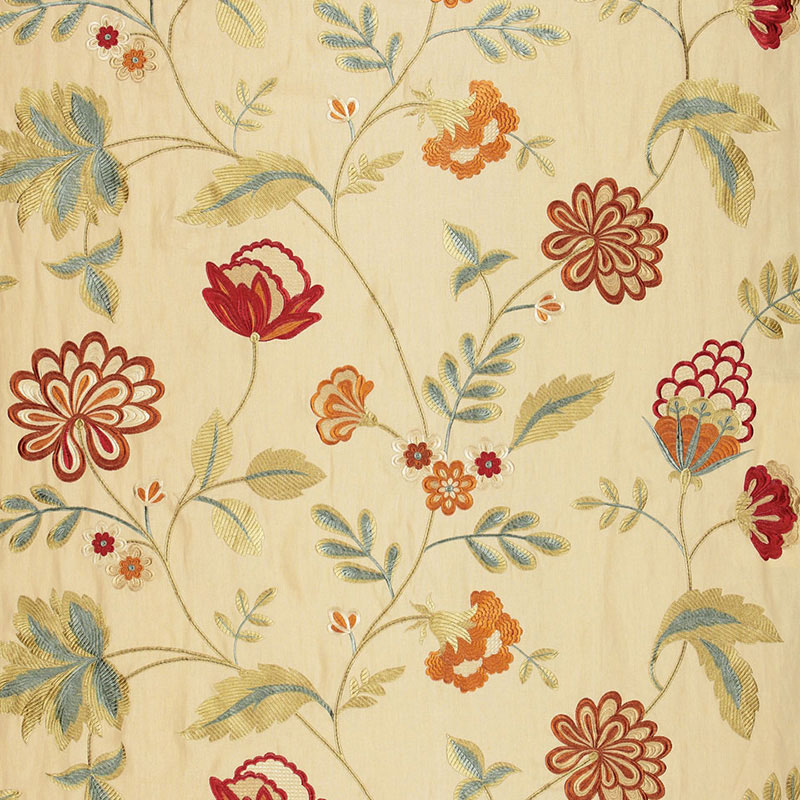 Palampore Embroidery – BISCUIT