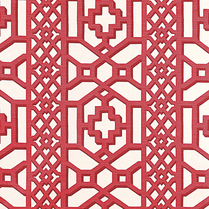 ZANZIBAR TRELLIS CHINTZ – LACQUER