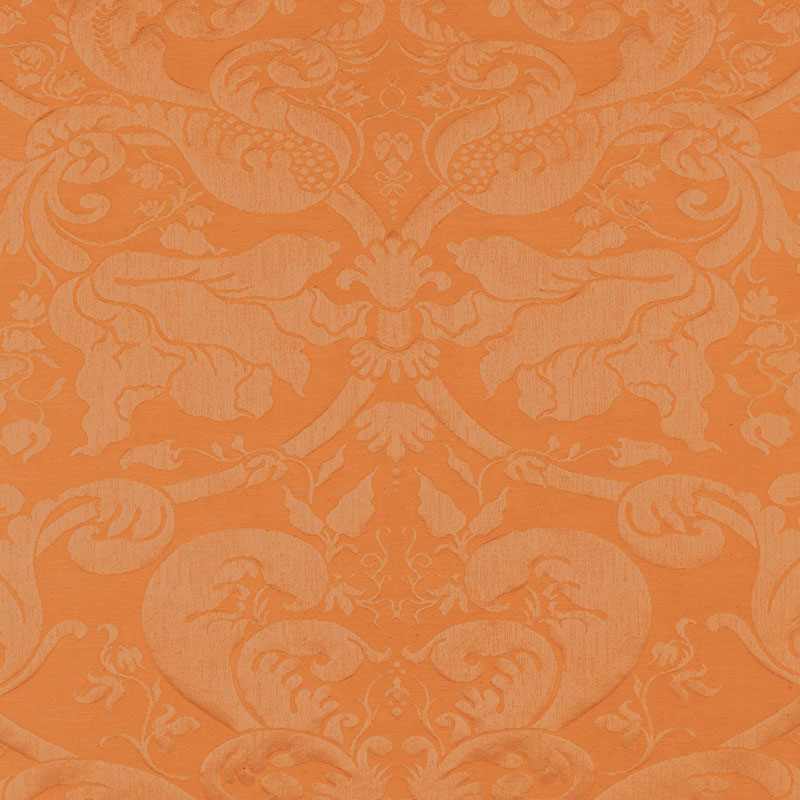 GAVOTTE BROCATELLE DAMASK – TERRACOTTA