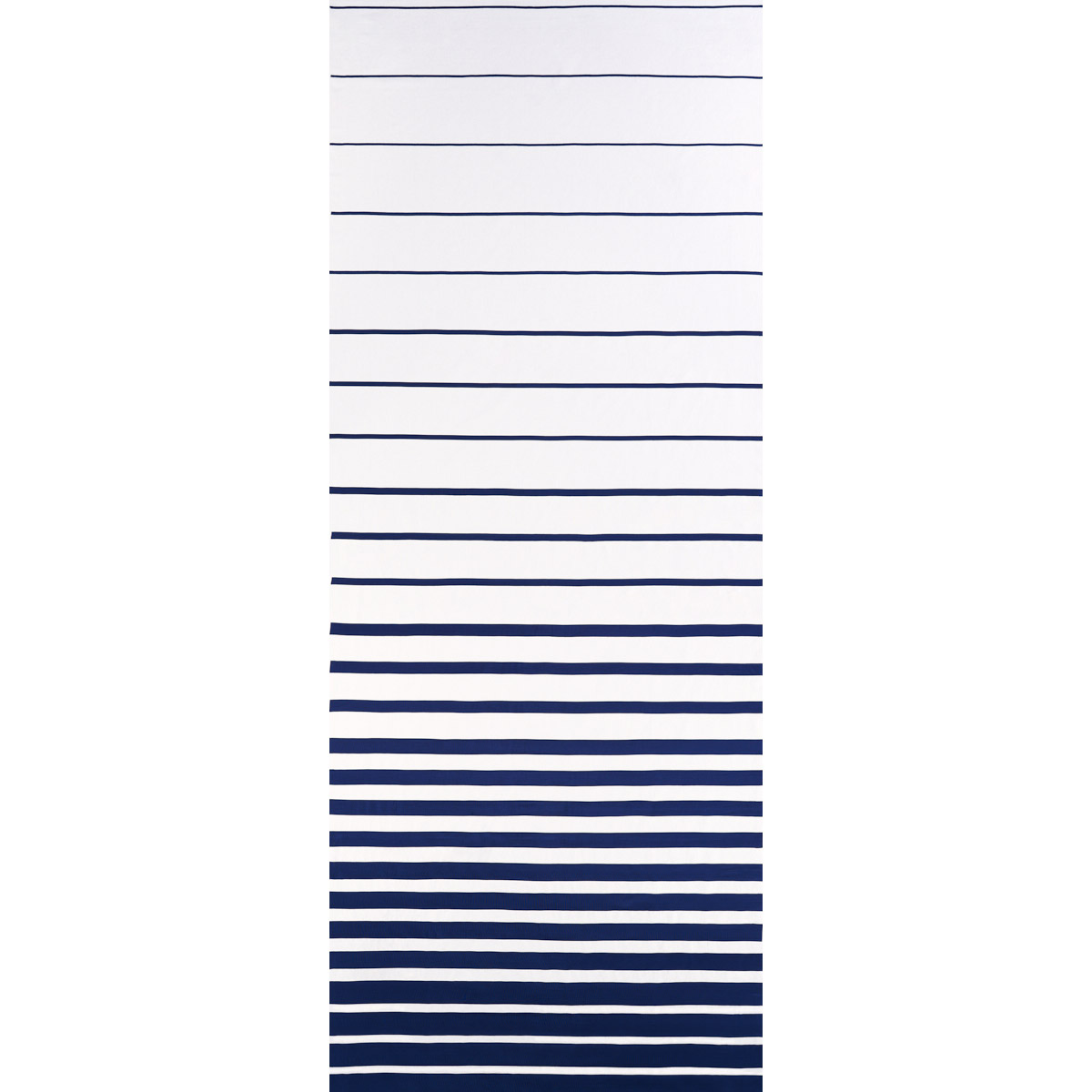 RIBBON APPLIQUÉ PANEL – NAVY ON IVORY