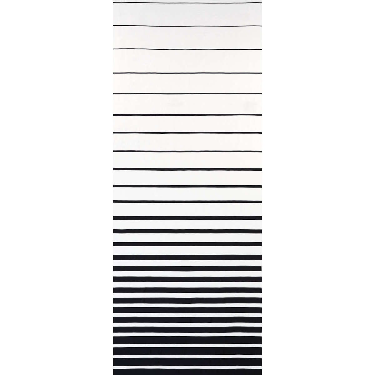 RIBBON APPLIQUÉ PANEL – BLACK ON IVORY