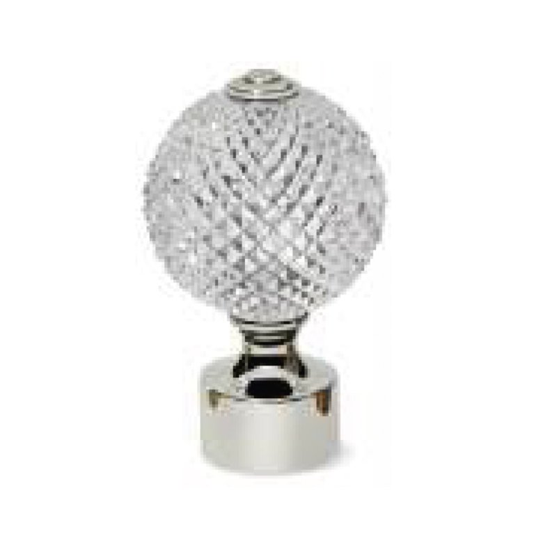 Diamond-Cut Crystal Finial B