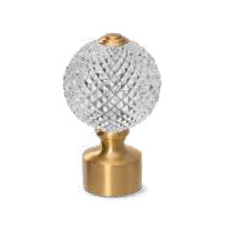 Diamond-Cut Crystal Finial C