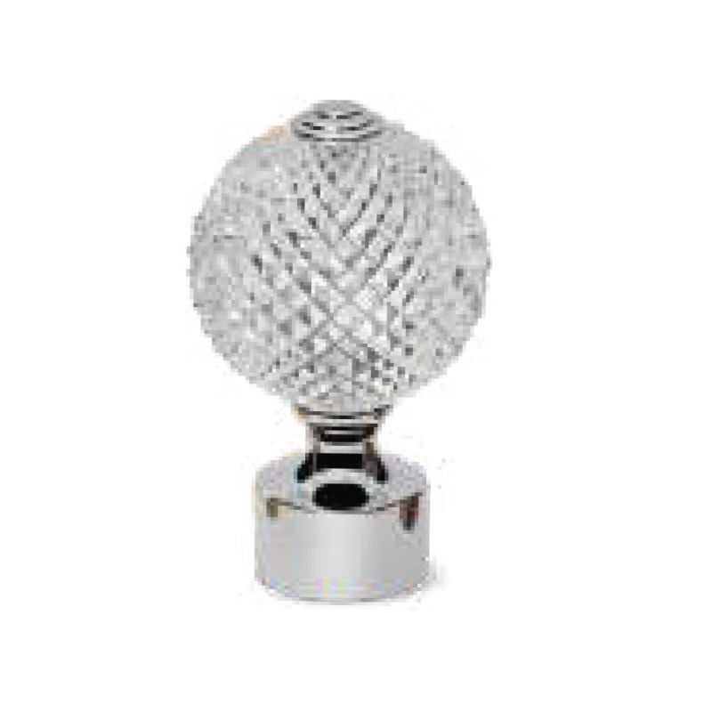 Diamond-Cut Crystal Finial C